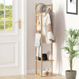 Porte-manteau design en bois pour salon moderne