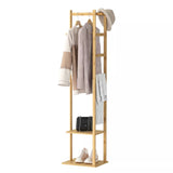 Porte-manteau design en bois en bambou